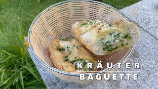 Kräuterbutter Baguette selber machen einfach schnell und lecker [upl. by Amora]