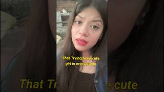 Cute acting karne wali annoying ladki 🥲 aarchivish ytshorts meme overacting [upl. by Bill]