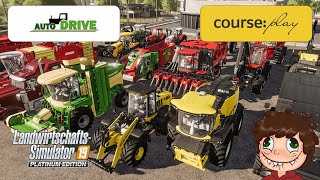 CoursePlay und Autodrive Tutorial  Drescher abfahren mit ÜLW  Farming Simulator 19  Folge 026 [upl. by England]