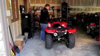 How To  Winterize Prep amp Store Your Honda ATV For Winter or Storage Over a Period of Time [upl. by Nahtnanhoj]