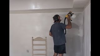 Episode 87 Painting with a spray painter a tiny home [upl. by Joye394]