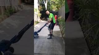 Driveway Resurfacing Process  Stage 1  Grinding [upl. by Aramas573]