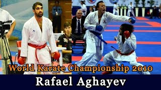 Rafael Aghayev All Highlights at World Karate Championship 2010 70kg All Kumite  Unseen Videos 😱 [upl. by Corder]