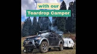 Teardrop Camper Trailer  Tow with small Car  Australia [upl. by Mervin]