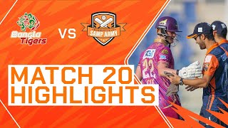 2023 Abu Dhabi T10 Match 20 Highlights Bangla Tigers vs Morrisville Samp Army  Season 7 [upl. by Nyrrat96]