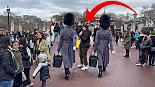 Christmas Eve at Buckingham Palace  sQUashed Between Two Guards [upl. by Arod]