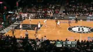 NBA CIRCLE  Milwaukee Bucks Vs Brooklyn Nets Highlights 19 February 2013 wwwnbacirclecom [upl. by Cartan]