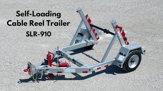 SelfLoading Cable Reel Trailer [upl. by Emina]