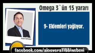 ProfDrOsman Müftüoglu OMEGA 3ün 15 yararını açıklıyor [upl. by Ljoka198]