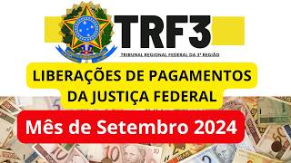 VALORES SÃO DEPOSITADOS PARA PAGAR PRECATÓRIOS E RPV TRF3VEJA SE ESTÁ NA LISTA [upl. by Obbard]