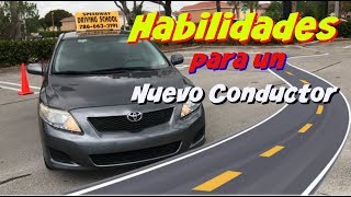 CLASES DE MANEJO PARA PRINCIPIANTESHABILIDADES DE CONDUCIR PARA UN NUEVO CONDUCTOR dmv [upl. by Atela]