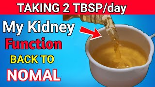 Taking 2 TBSPDay  Kidney Disease CAN Be Reversed In Any Stage Naturally [upl. by Ociral]