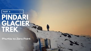 Pindari Glacier TrekThe Pandavas route to heaven Drone shots Part 4 Phurkia to Zero Point [upl. by Maryjane]