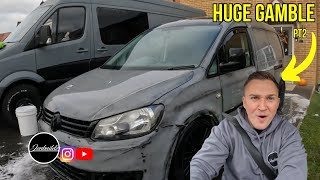 I BOUGHT A DAMAGED VW CADDY FROM MARKETPLACE WITH MAJOR ISSUES PT2 auto [upl. by Aveline]