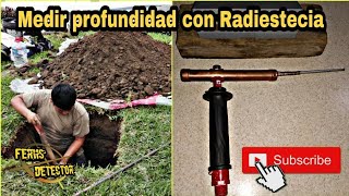 como medir profundidad con Radiastecia para cualquier objeto parte 2 [upl. by Debor281]