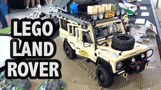 LEGO Land Rover Defender With Motor And Lights [upl. by Saimerej372]