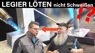 Legier LÖTEN besser als Schweißen Vom Fachmann erklärt  Igor Welder [upl. by Ahtnicaj]