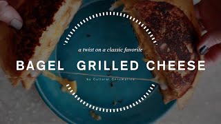 Bagel Grilled Cheese [upl. by Aitahs]