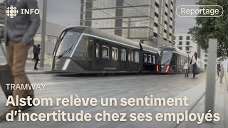 Contrat du tramway  Alstom relève un sentiment d’incertitude chez ses employés [upl. by Aggie520]