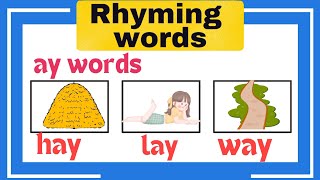 Word Families ay  at am an ad agopay ap Phonics CVC Words for Kindergarten rhyming words [upl. by Ailaht150]