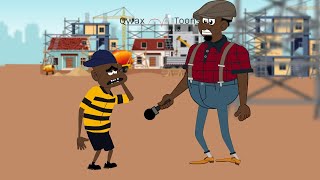 Bro umenikurupua Ujue  qwaxtoons swahili cartoon animation [upl. by Ayahs]