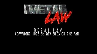 Amiga 500 Longplay 326 Metal Law [upl. by Justen590]