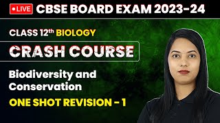 Biodiversity and Conservation  One Shot Revision Part 1  Class 12 Biology Crash Course Ch 13 [upl. by Ikkin]