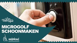 Hoe je microgolfoven reinigen  De Gouden Raad van Tante Kaat [upl. by Baumbaugh]