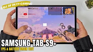 Samsung Galaxy Tab S9 Call of Duty Gaming test  Snapdragon 8 Gen 2 120Hz Display [upl. by Dlaner187]