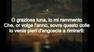 Alla luna di Giacomo Leopardi per pianoforte e canto [upl. by Kalin535]