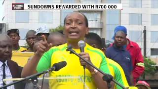 Patrice Motsepe addresses Sundowns players supporters [upl. by Gilles]