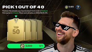 Crazy Top 50 amp Hall of Legends Funny Pack Opening  Funny Matchday fcmobile [upl. by Adnovaj]