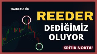 REEDER ÖNEMLİ NOKTA  borsa reeder reeder teknik analiz  REEDER HİSSE YORUM [upl. by Atnes407]