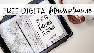 Free Digital Planner  12 Week Fitness Journal [upl. by Beulah]