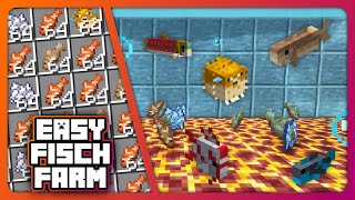 EINFACHSTE AFK Fischfarm in Minecraft 🔸 Minecraft 121 amp 120 Tutorial [upl. by Maire]