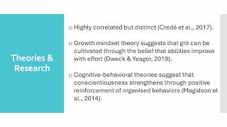 What are the similaritiesdifferences between grit and conscientiousness amp what are the implications [upl. by Darcy]