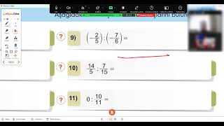 31 ekim deniz 7 sınıf matematik dersi sefa hoca rasyonel sayılarda bölme işlemi [upl. by Ecyob778]