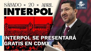 Interpol dará concierto masivo en el Zócalo de la CDMX [upl. by Oniluap]