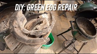 DIY Big Green Egg Repair XL and MiniMax [upl. by Adikram]