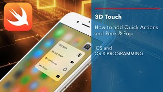 iOS Swift Tutorial Add 3D Touch to your apps [upl. by Fabien483]