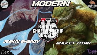 Jeskai Energy VS Amulet Titan MTG Modern [upl. by Tavish]