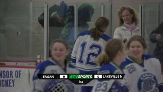 Eagan High School Girls Hockey vs Lakeville NorthFeb 2 2019 [upl. by Maiah]