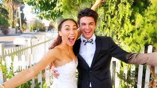 I GOT MARRIED TO MY BEST FRIEND FOR 24 HOURS w MyLifeAsEva  Brent Rivera [upl. by Cristy]