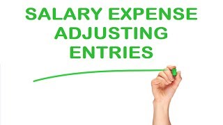 Module 3 V11  SALARY EXPENSE Adjusting Entry Example [upl. by Deedahs]