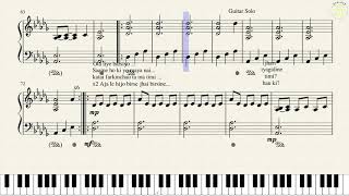 Birsiney Hau Ki PianoKeyboard TutorialSheet Music  The Elements [upl. by Stephine79]