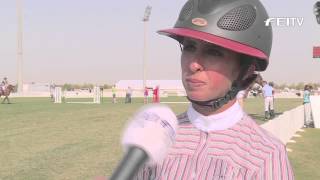 Furusiyya FEI Nations Cup™ Jumping 2015  Abu Dhabi  Shka Latifa Al Maktoum [upl. by Aneeroc]