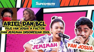 ARIEL DAN BCL PUJI YAN JOSUA X FACTOR DAN JEMIMAH INDONESIAN IDOL [upl. by Tuinenga]