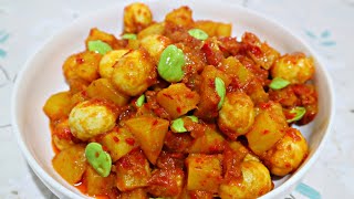 SAMBAL GORENG KENTANG TELUR PUYUH ENAK LEZAT MUDAH MEMBUATNYA  MENU HARI RAYA [upl. by Eadith]