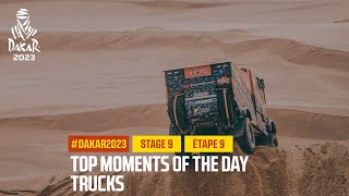 Trucks Top moments  Stage 9  Dakar2023 [upl. by Eneloj728]