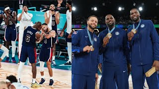 Steph Curry amp LeBron James From Rivals to Gold Medal Teammates at the 2024 Olympics 🏀🥇 [upl. by Anneliese759]